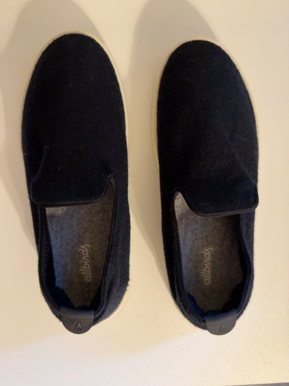 Allbirds Wool Loungers Navy Merino Wool Slip On Shoes Women’s 8